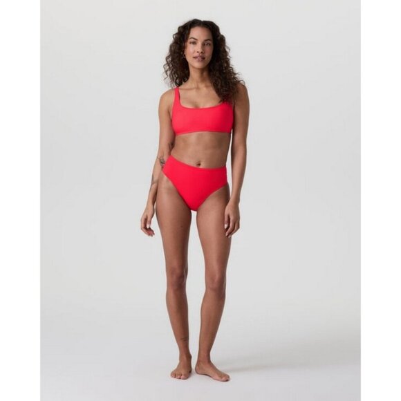 💕VUORI💕 Encinitas Bikini Top ~ Bright Red XL NWT - Picture 4 of 13